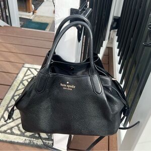 Kate Spade Dumpling Satchel in Black
